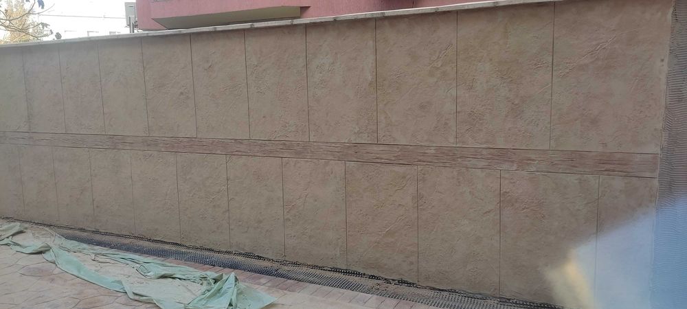 Щампован бетон и декоративни мазилки от 10-20 евро на квадратен метър