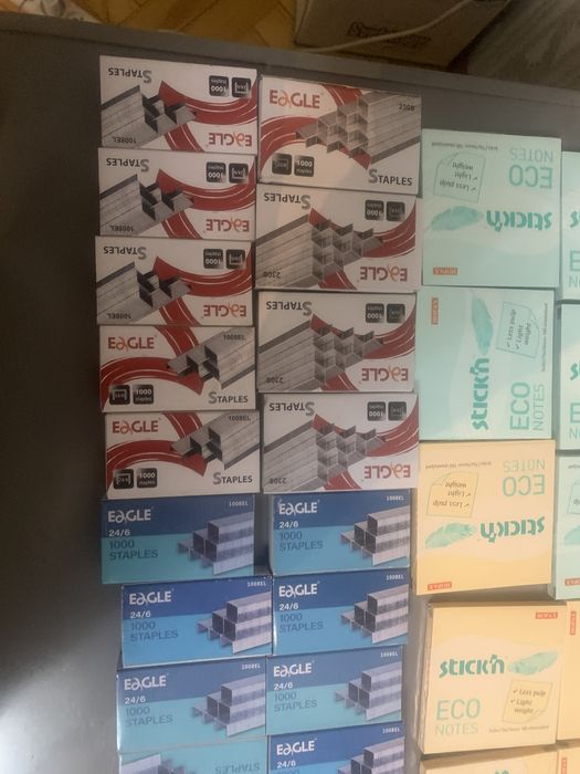 Продам скобы, зажимы для бумаг