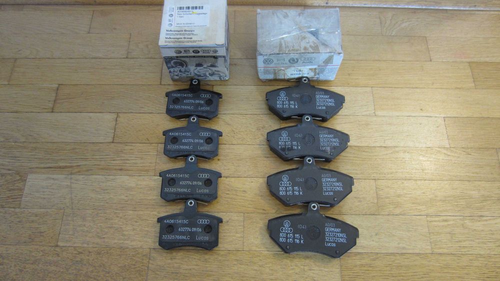 Комплект Оригинални накладки за AUDI 80 и А4-8Е0 698 151 А