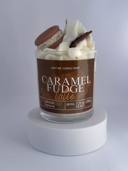 Lumânari parfumate din ceară de soia, Candle Latte, Light Me, 200g