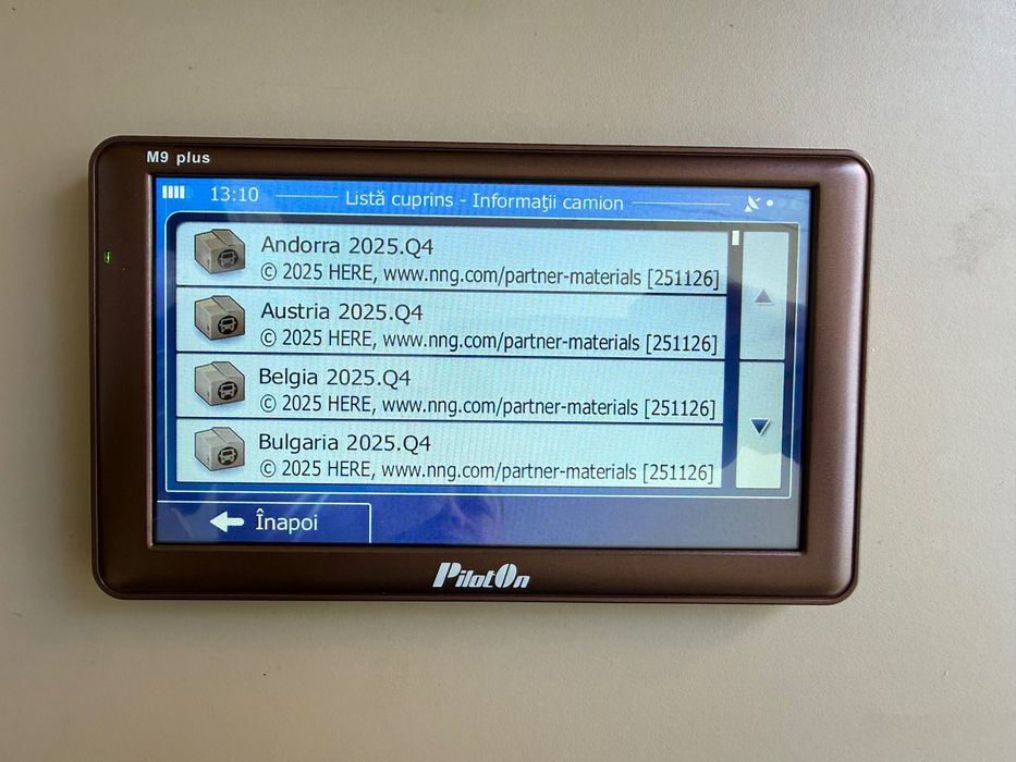 GPS NOU PilotOn 7 inch Harti 2026 TIR Camion iGO Primo Actualizat