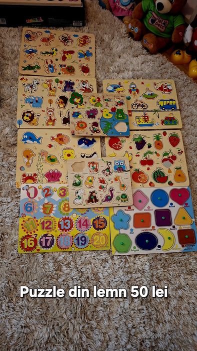 Seturi de puzzle lemn