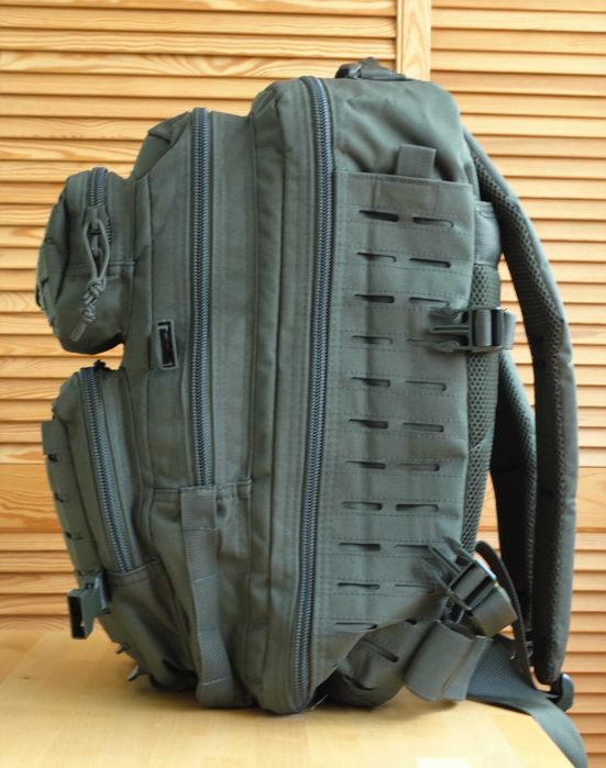 MIL-TEC Rucsac Laser Tag - Ghiozdan Rezistent Tactic Miltec pentru Vanatoare Pescuit Camping Munte Munca Armata - Marime 36 Litri Oliv - SKU 14002701
