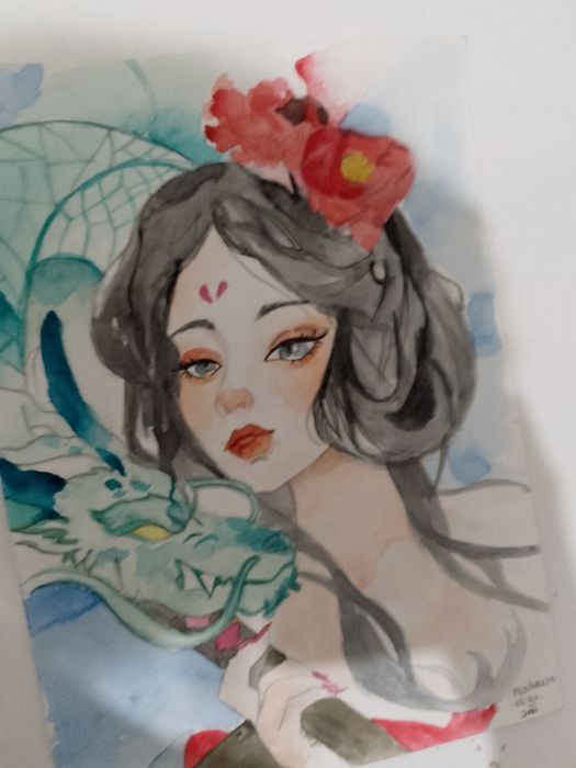 Portret akvarel  1802