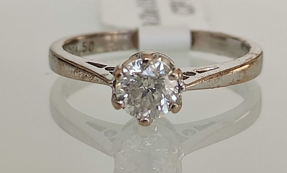 Inel aur 18k cu diamant 0.5ct