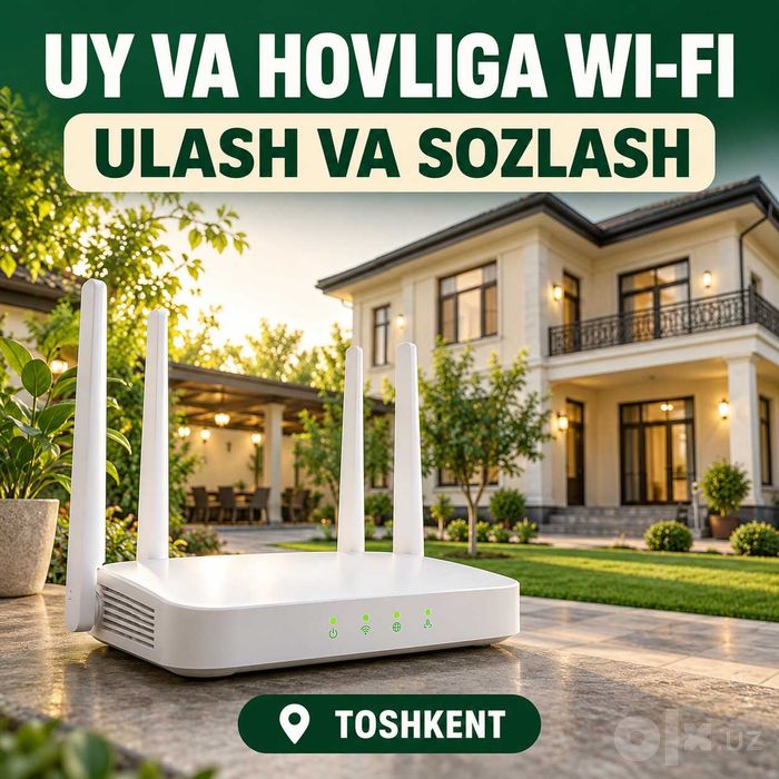 Hovli va ikki qavatli uyda Wi-Fi sozlash
