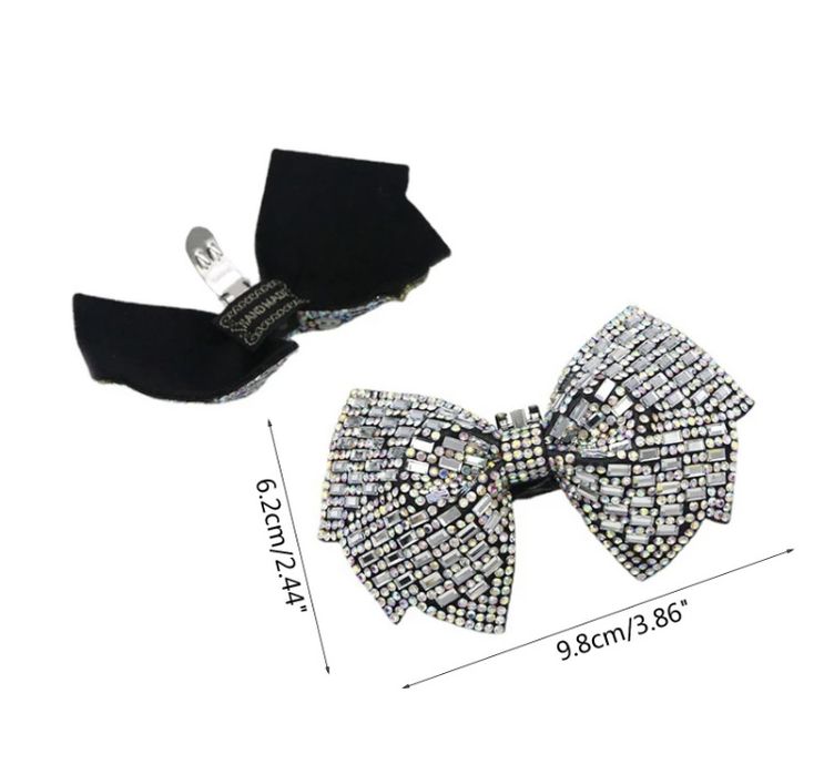 Clips pentru pantofi cristale funda