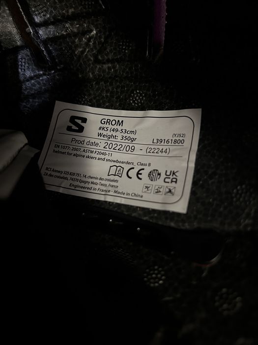 Set cască și ochelari schi copii (Grom) Salomon + Scott