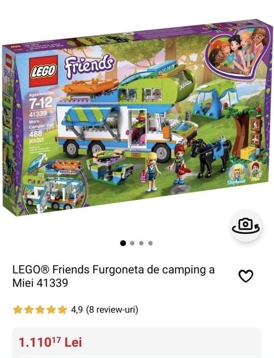 lego friends- Furgneta de camping a Miei