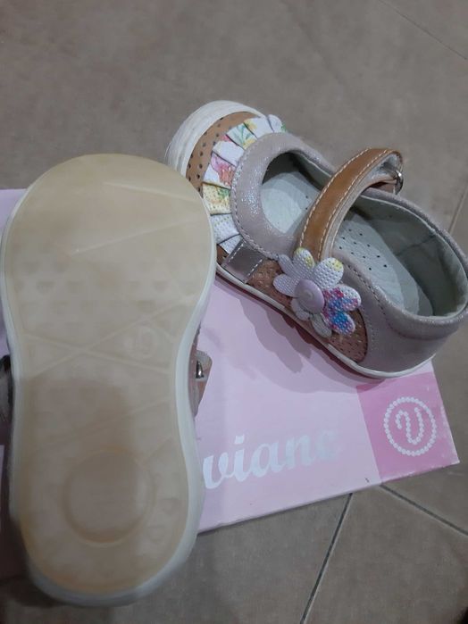 НОВИ! Ергономични Детски Обувки ЕСТЕСТВЕНА Кожа на NOTAS Гърция! №19