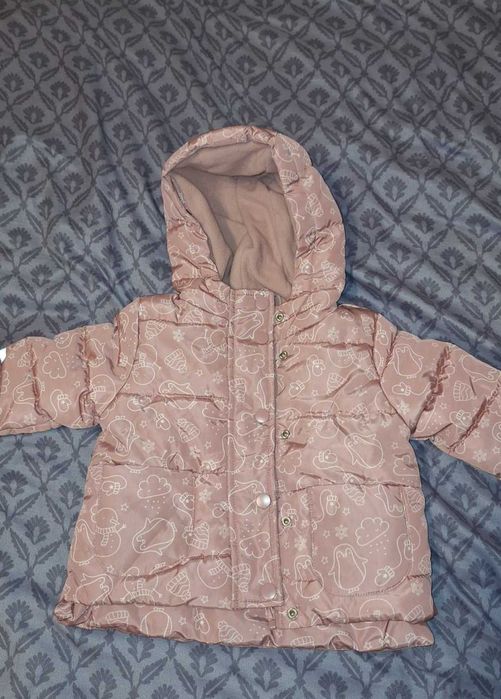 Geaca groasa bebe fetite M68