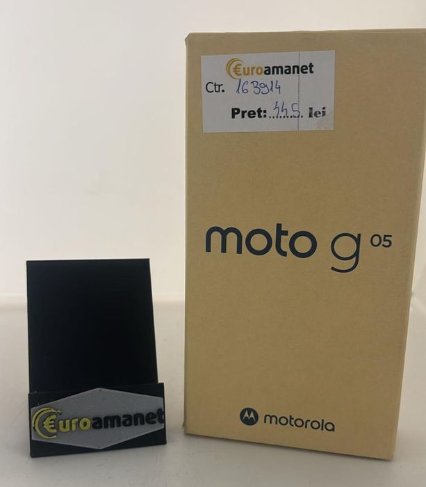 Telefon mobil Motorola moto g05, Dual SIM, 256GB, 4GB RAM, 5200 -A-