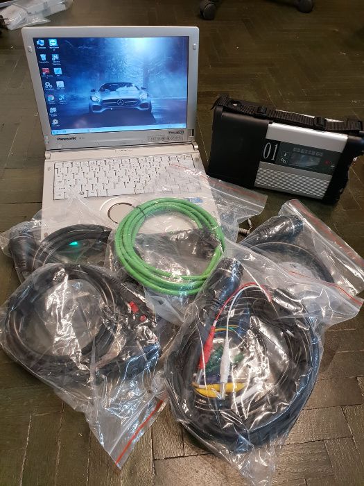 Tester Profesional Diagnoza Mercedes C5+Laptop Militar I5 Update 2023