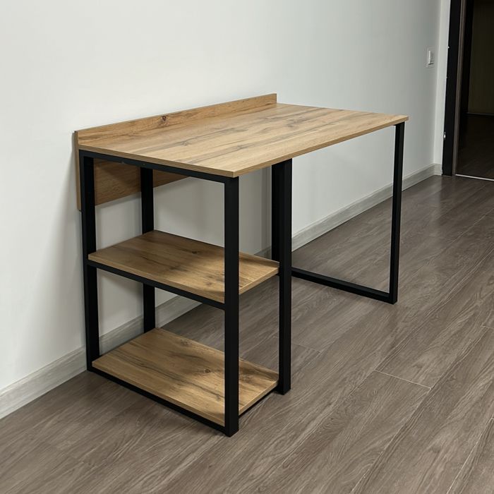 Лофт стол с полками. Размер: 110/60см