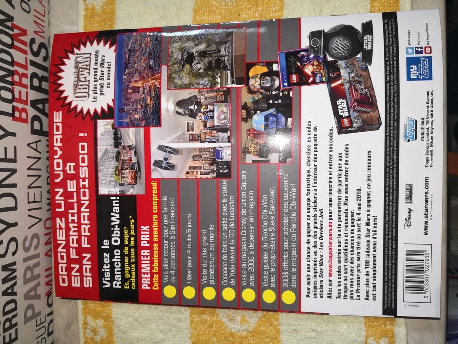 Album Star Wars stickere