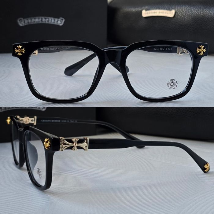 Очила за компютър Диоптрични рамки прозрачни слънчеви chrome hearts