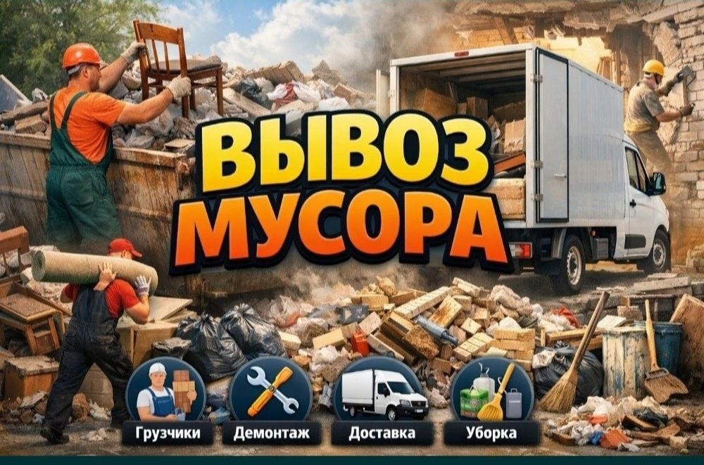 Вывоз строительного мусора Газель