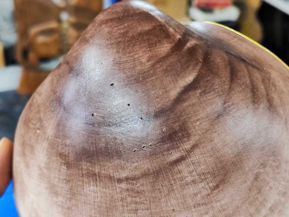 Голяма порцеланова кутия Limoges във формата на мида