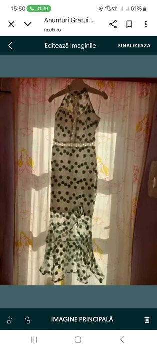 Rochie casual evenimente cu trena XS/S