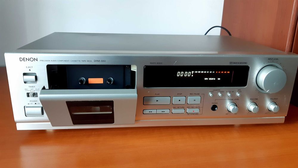 DENON deck DRM 550 si DENON receiver DRA 201SA