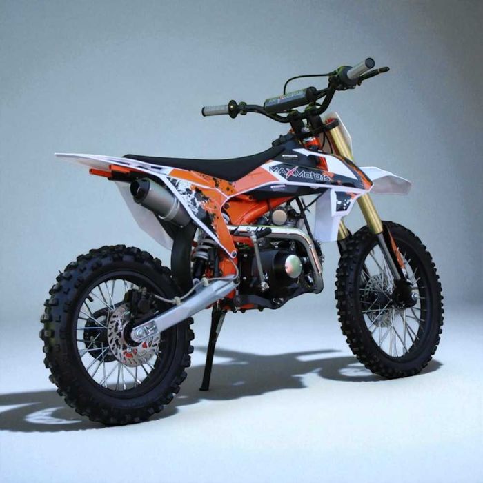 Бензинов Кросов мотор 125 кубика MaxMotors Orange