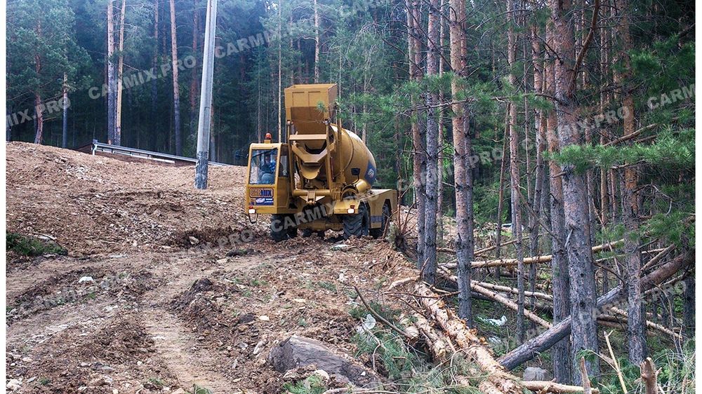 Бетон CARMIX на стройплощадке