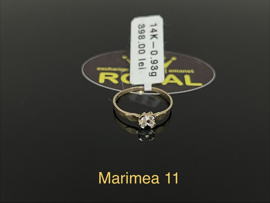 Bijuteria Royal CB: Inel dama aur nou 14k 0,93gr