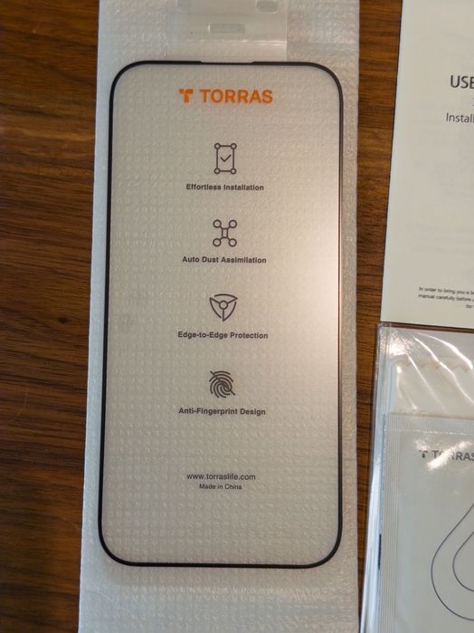Folie Sticla iPhone 15 Torras GlassGo