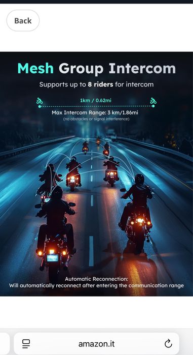 Asmax S1, dual pack moto Intercom, mesh ( 10 rideri ), sigilat, OCAZIE