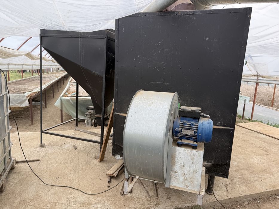 Vand centrala peleti/lemn 100kw