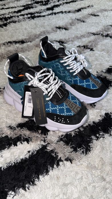 SUMMER READY!! Versace Chain Reaction Blue