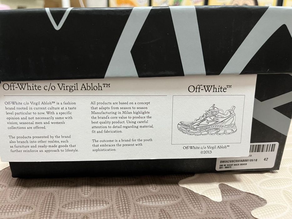 Off white be right back sneakers