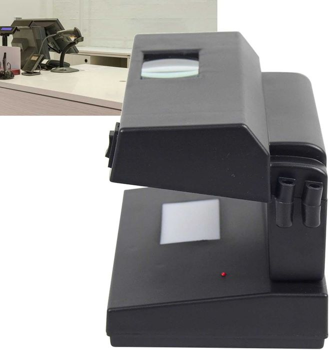 МОЩЕН 9W Детектор За Фалшиви Банкноти UV Лампа Пари детектори магнитен