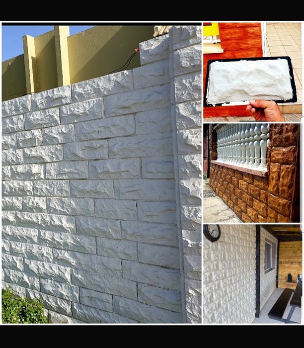 OFerta 60+12 GRATIS matrite CARAMID DECORATIVA forme piatra constructi