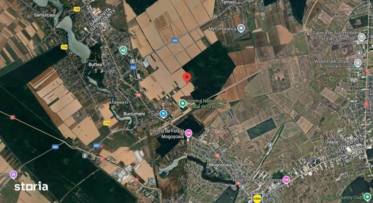 Buftea Strada Aviatiei, Teren-14.000 mp
