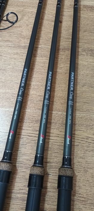 Set 3 Lansete Crap Eastshark Partner 3.60 din 3 tronsoane