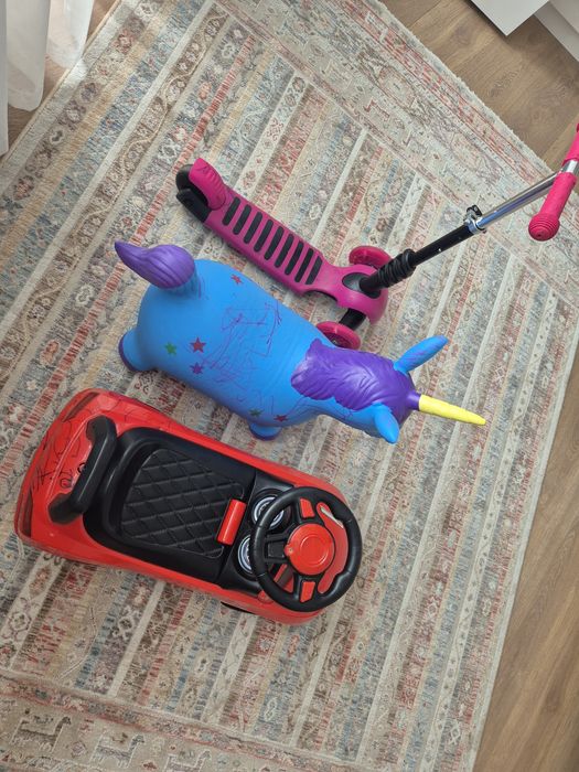 Толокар самокат попрыгун