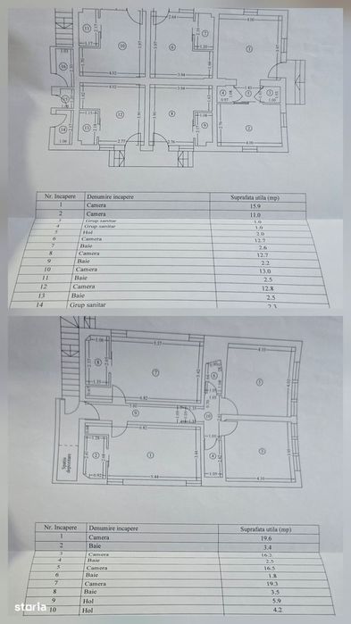 Vila Eforie Sud P+M Ultracentrala 10 camere cu bai la cheie