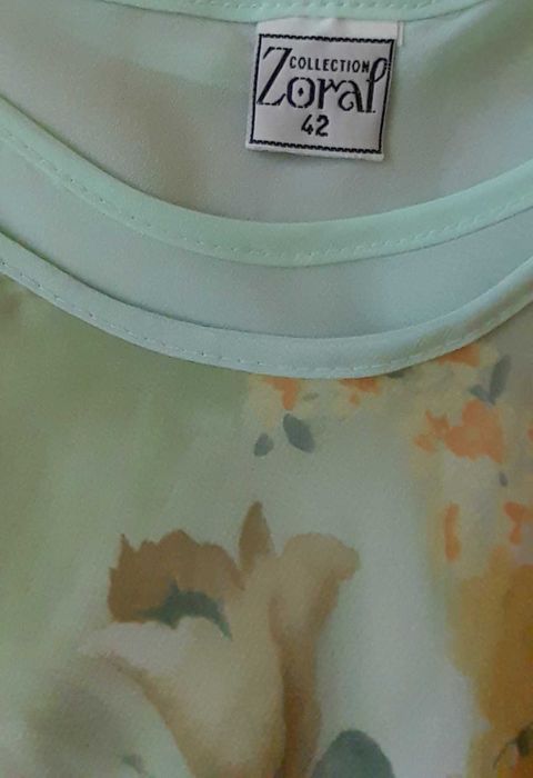 Лека лятна рокличка в цвят мента