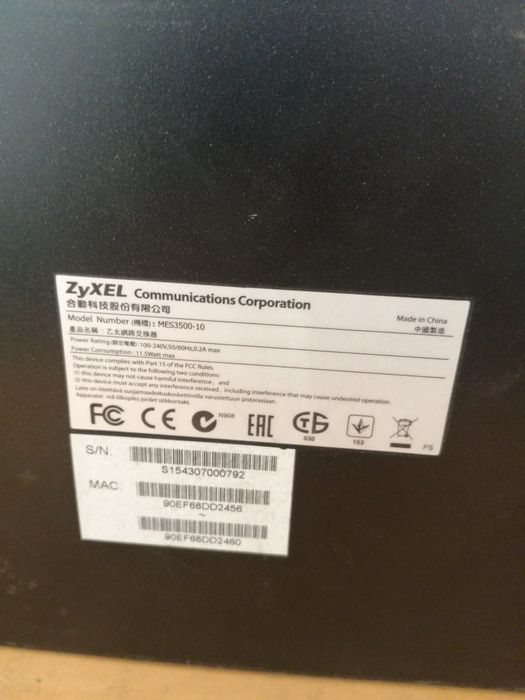 ZyXEL MES3500-10
