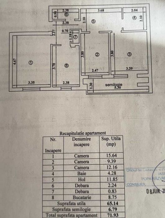 Ultracentral, Bd Independenței, etaj 3,  garaj, 218 euro, liber