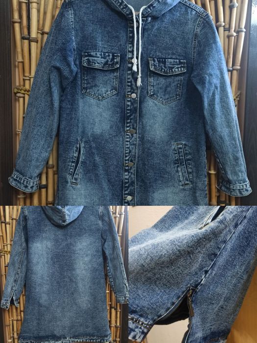 Джинсовая димесезонная женская куртка