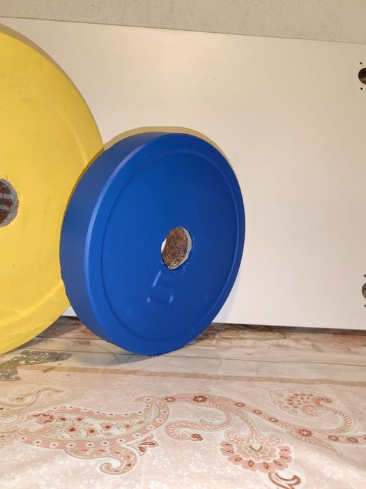 Фитнес тежести от бетон - изработка