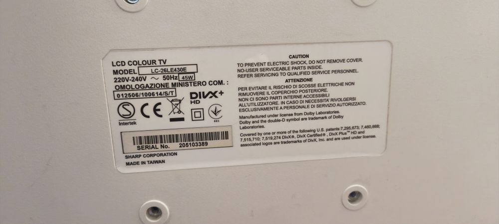 Телевизор Sharp LC-26LE430E