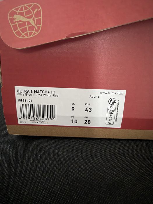 Adidasi fotbal teren sintetic Puma Ultra 6 Match+