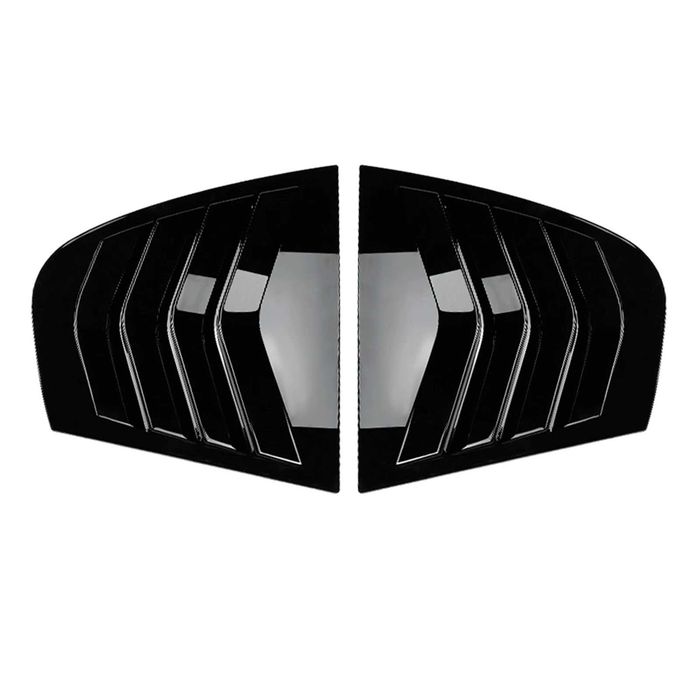 Ornamente Lip Extensii Parasolar Geam Spate Louver BMW Seria 3 E90, Negru