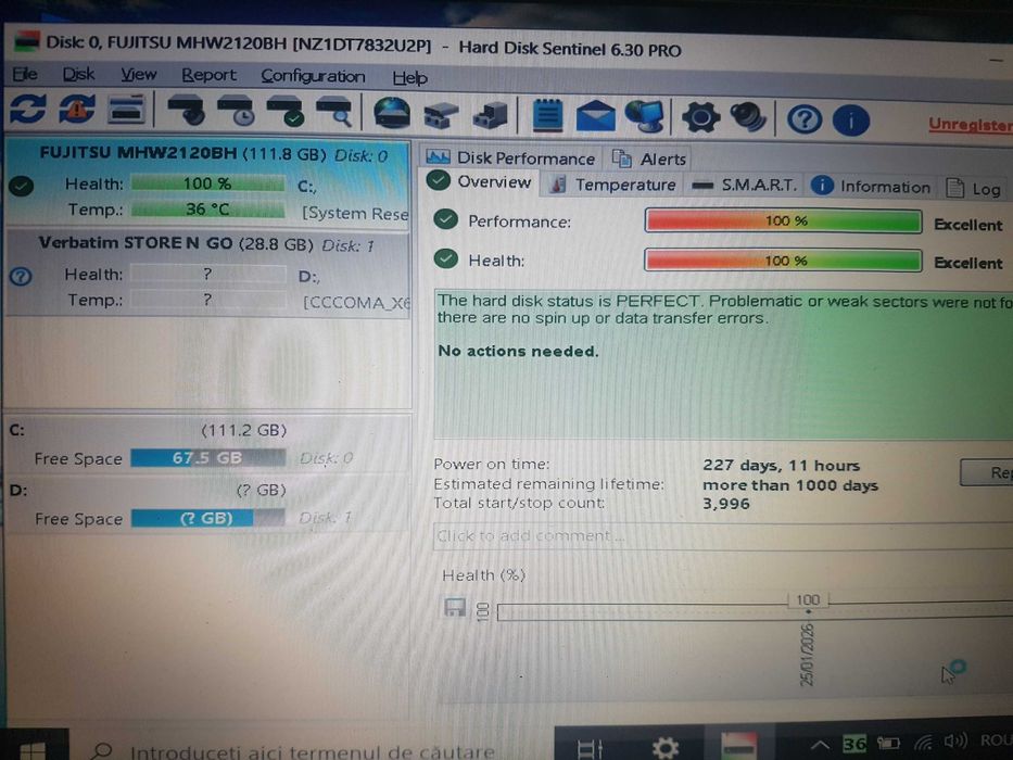 Hard disk laptop 120GB