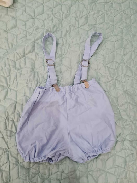 Бебешки къси панталони с тиранти 74 размер