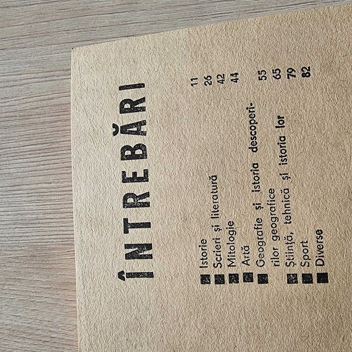 Carte INTREBARI si Raspunsuri - CINE STIE RASPUNDE - cultura generala