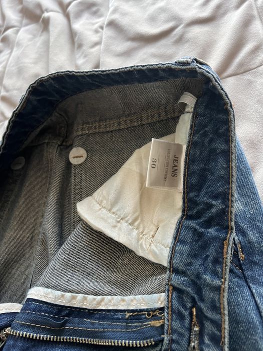 Джинсовые брюки деним